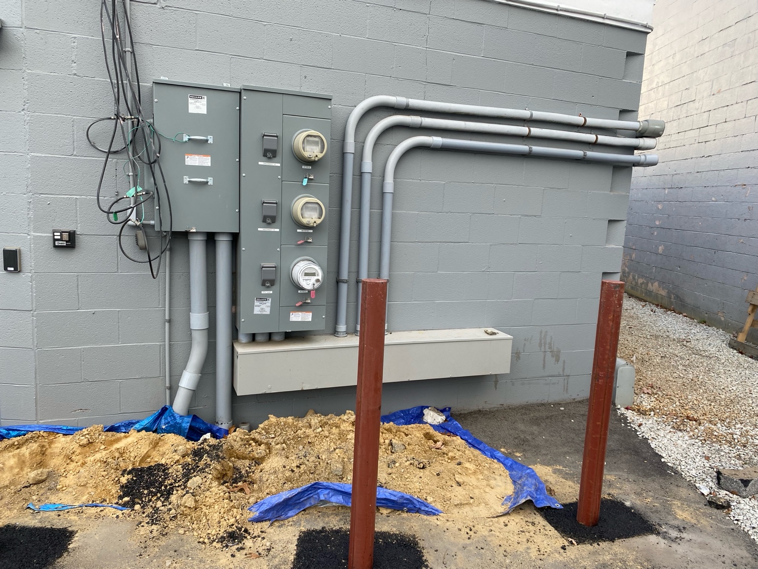 Multi-meter service install